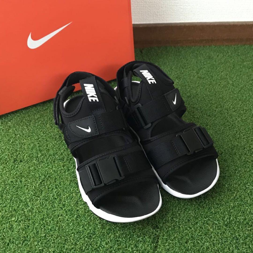 NIKE ナイキ　キャニオン サンダル　ブラック／ホワイト　22cm靴