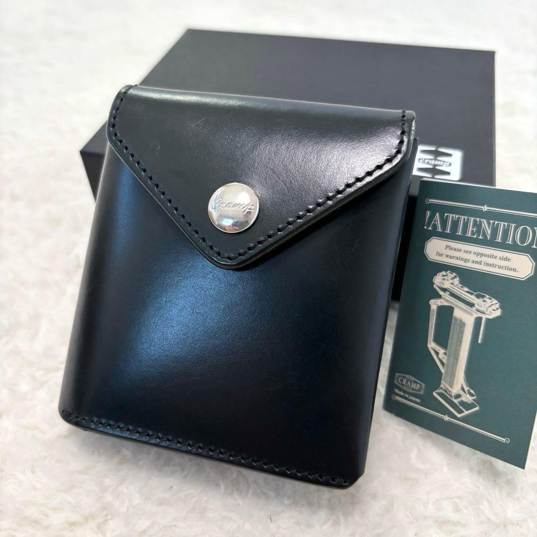 極美品 cramp 革キチ イングランド スリムウォレット ブライドルレザー