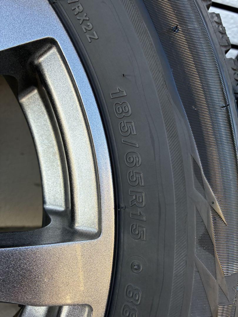 E13ノート使用 スタッドレス・アルミホイールセット185/65R15
