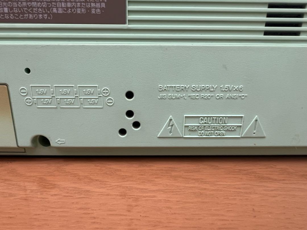 AIWA CS-W55 ダブルカセットデッキ ラジカセ 昭和レトロ アイワ