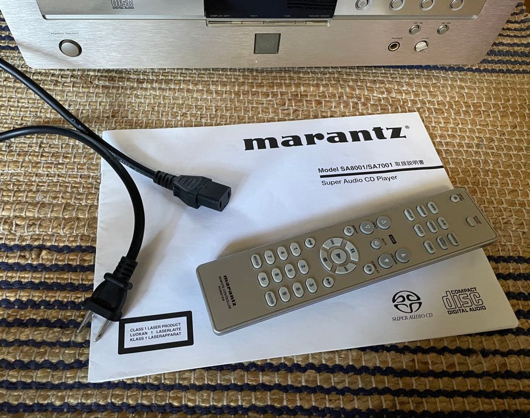 ☆ ジャンク marantz マランツ SA8001 SACDプレーヤー ジャンク ☆ ジャンク marantz マランツ SA8001 SACDプレーヤー ジャンク