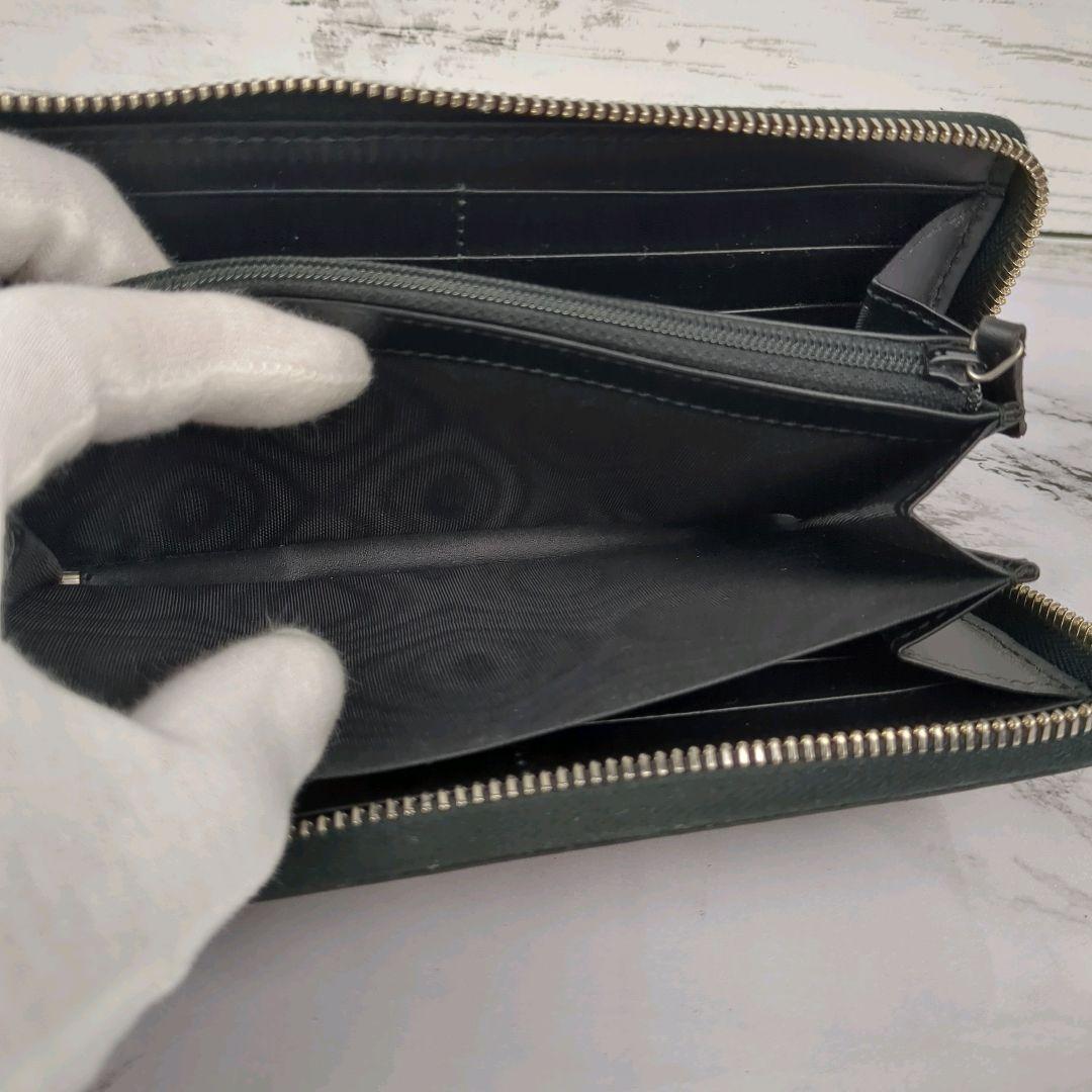 【美品】GUCCI☆GGスプリーム　ウルフ　タイガー　ラウンドジップ　長財布