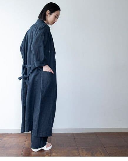 fog × weeksdays リネンローブ＆スリップドレスのセット
