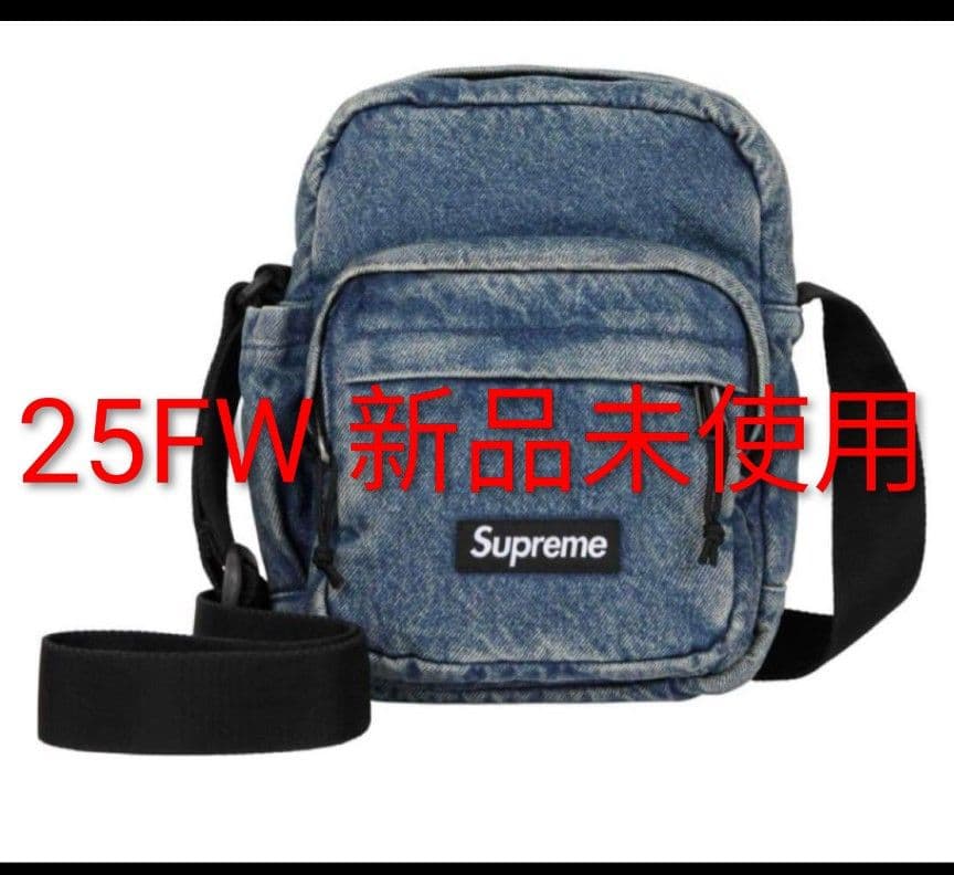 Supreme デニム ショルダーバッグ ウォッシュド インディゴSUPREME