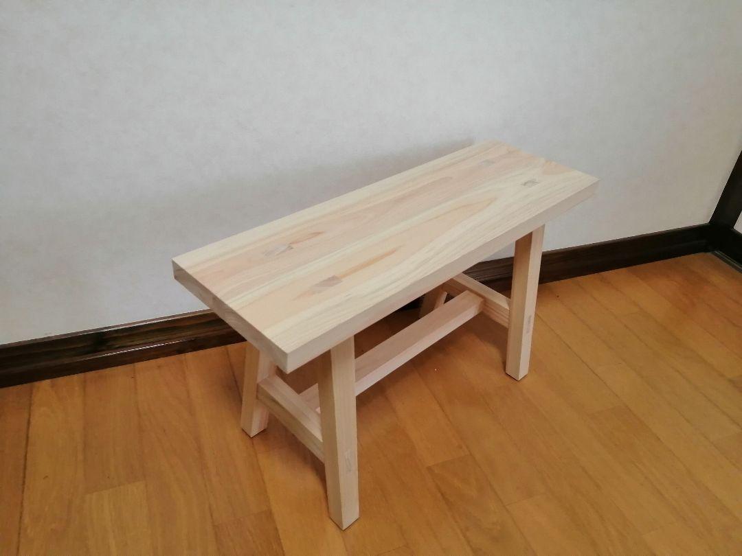 木製フラワースタンド　花台　幅60cm×高さ30cm　スツール　ベンチ　水槽台