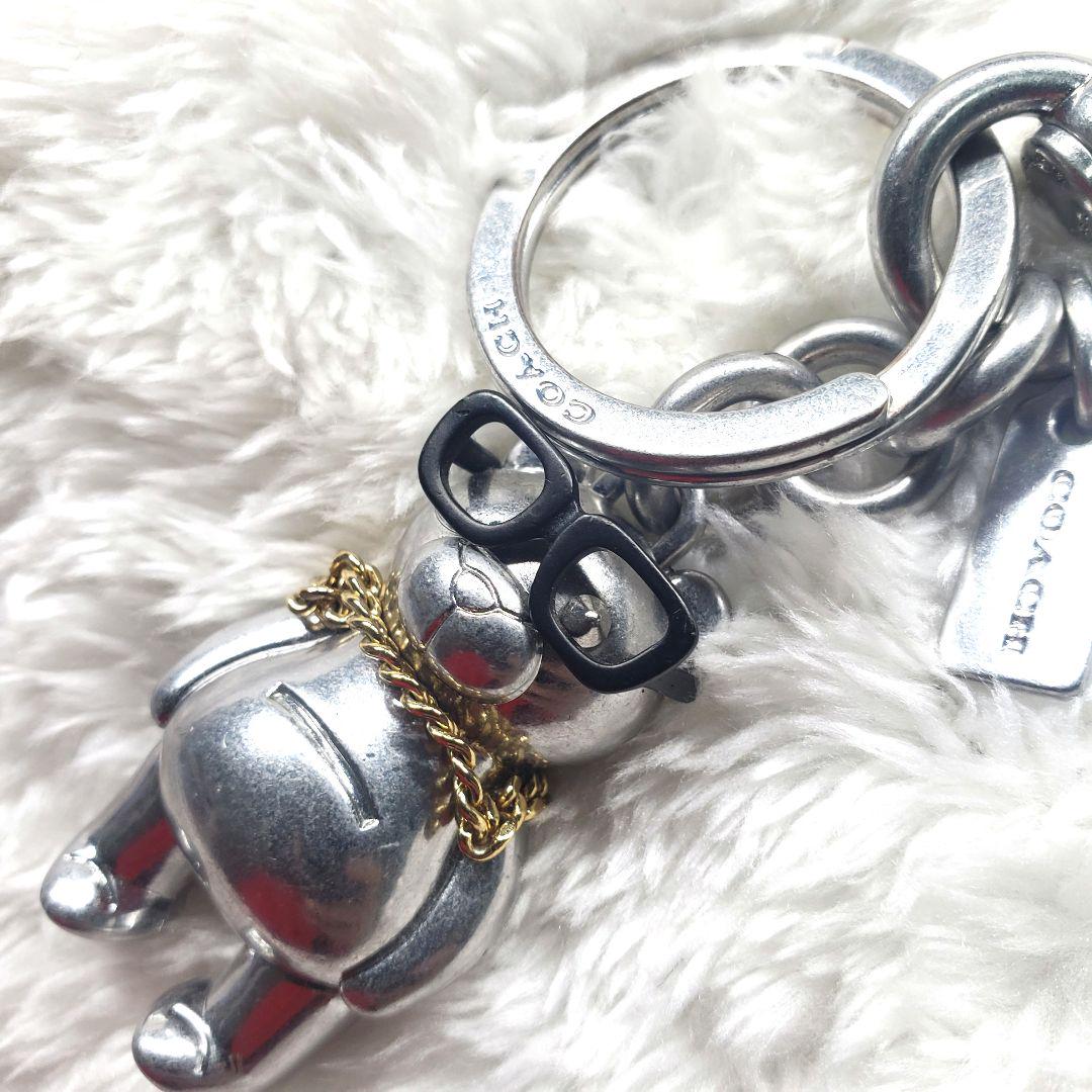 COACH コーチ サングラスネックレス シルバーくまクマ