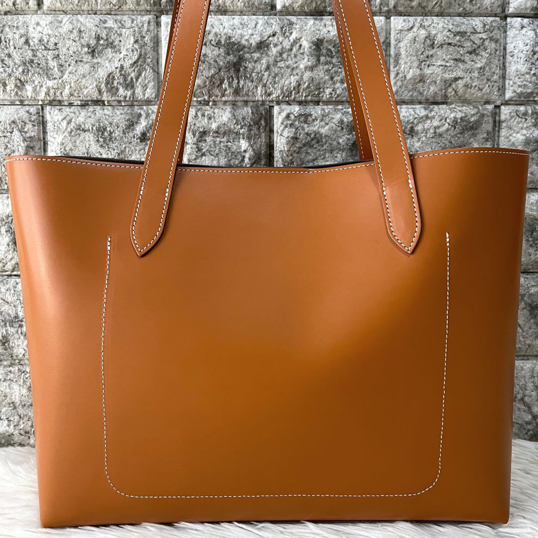 極美品】キタムラ N-0022 レザー セミショルダーバッグ トート