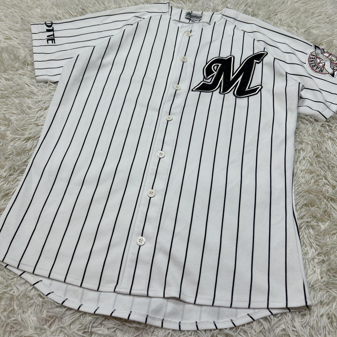 ミズノ製 プロ野球 千葉ロッテ NPBワッペン 刺繍ロゴ