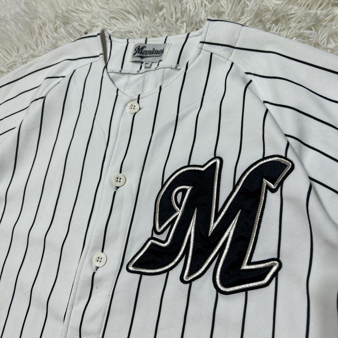 ミズノ製 プロ野球 千葉ロッテ NPBワッペン 刺繍ロゴ