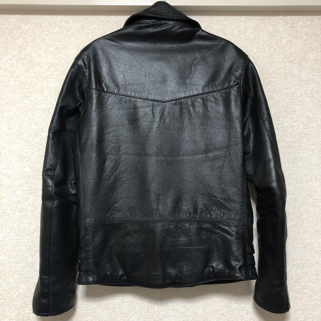 メンズレザーライダースジャケット ダブル USED美品 TOKYO