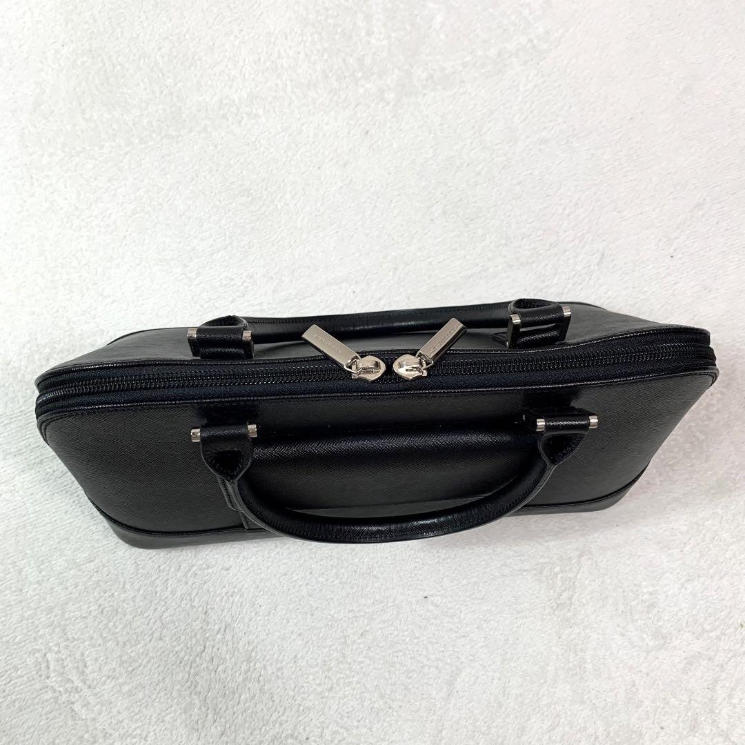 ☆未使用☆ Burberry サフィアーノレザー ノバチェック ハンドバッグ 画像6