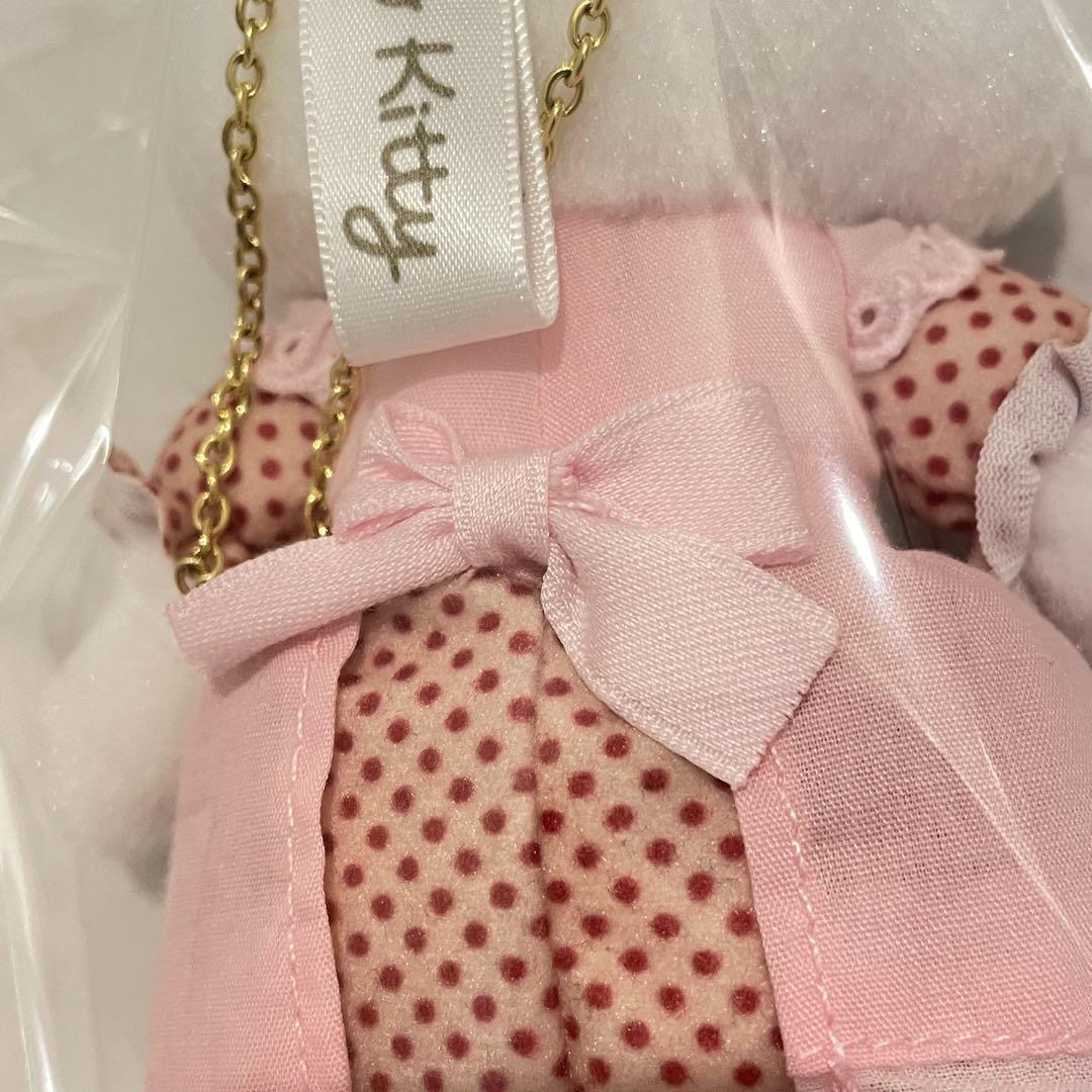 ハローキティ展 マスコットホルダー エプロン キティ ぬいぐるみ