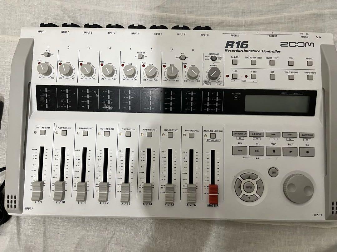 【動作確認済】ZOOM R16 MTR オーディオインターフェース 電源付