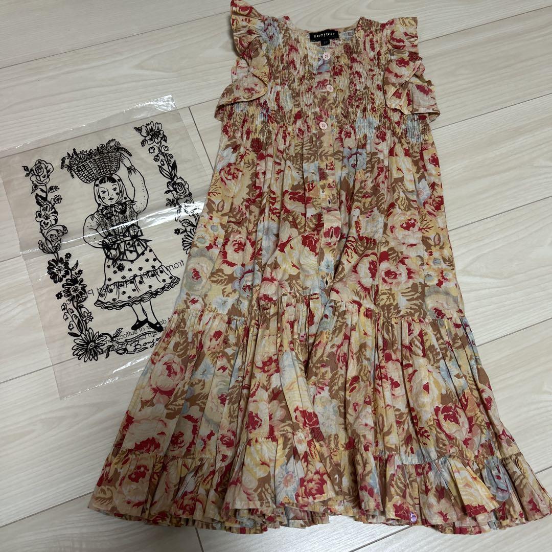 Bonjour diary ibiza dress 2y フラワードレス　ロング