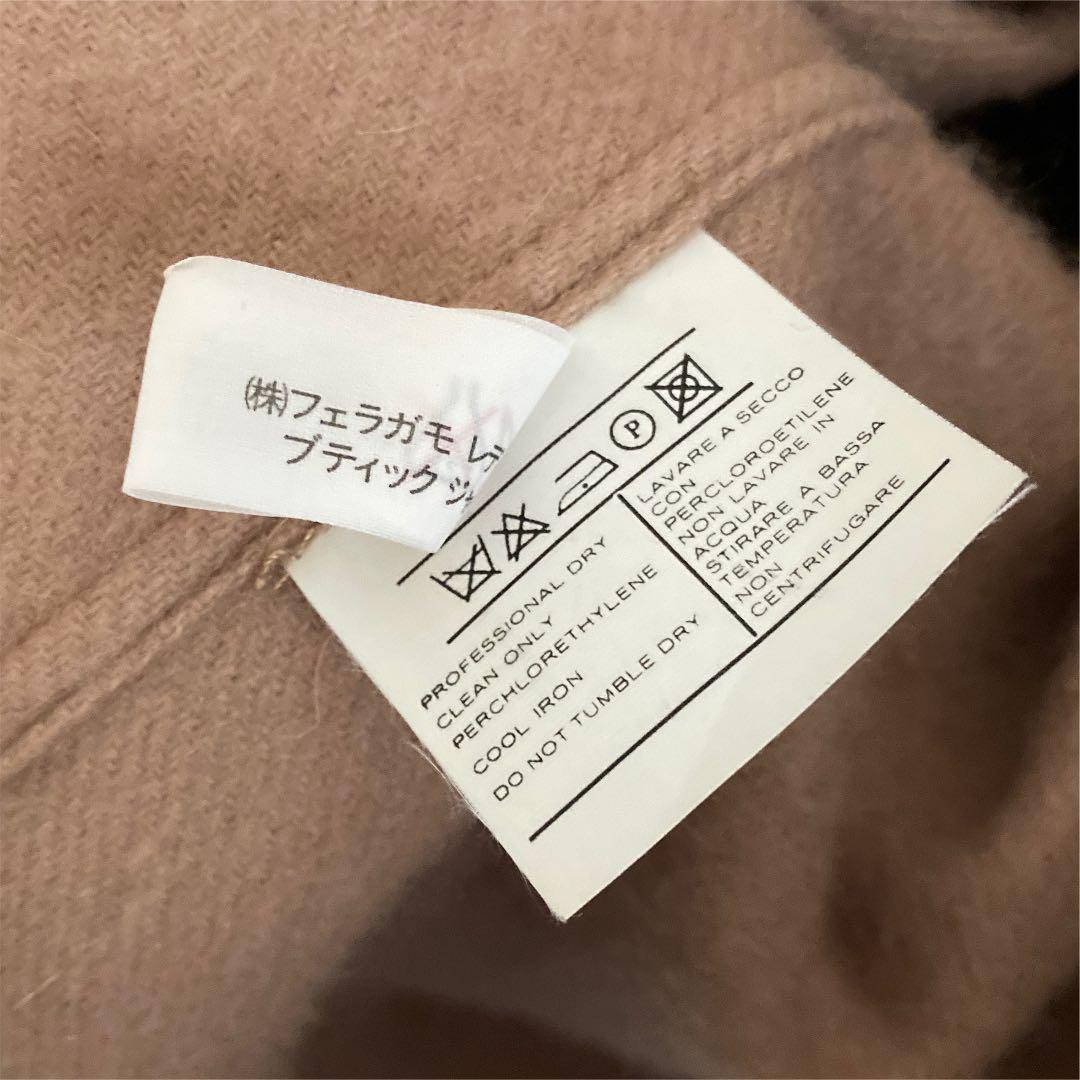 のようにし∊ Ferragamo フリンジ オーバーコート KEfv0-m79646257867 フェラガモ カシミヤ サルバトー