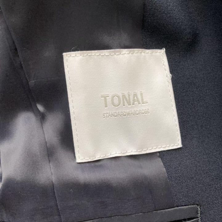 大人気格安 TONAL ウォッシャブル ウール混 0PcNj-m79649794838 ノーカラージャケット セットアップ 人気定番新作