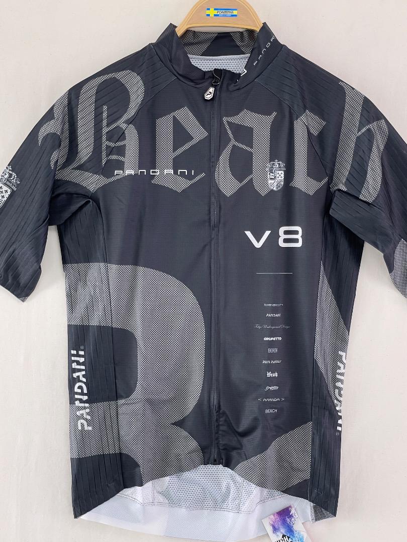 新品☆パンダーニ　定価19,613　サイクルジャージ　半袖　L 黒