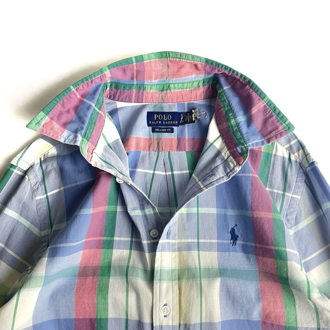 POLO RALPH LAUREN チェック シャツ ポロ ラルフローレン 薄手