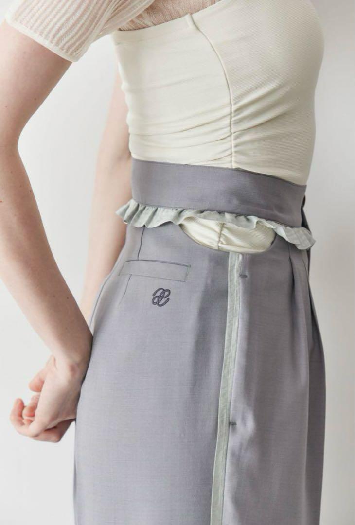 eaphi SIDE HOLE SHEER LINE PANTS