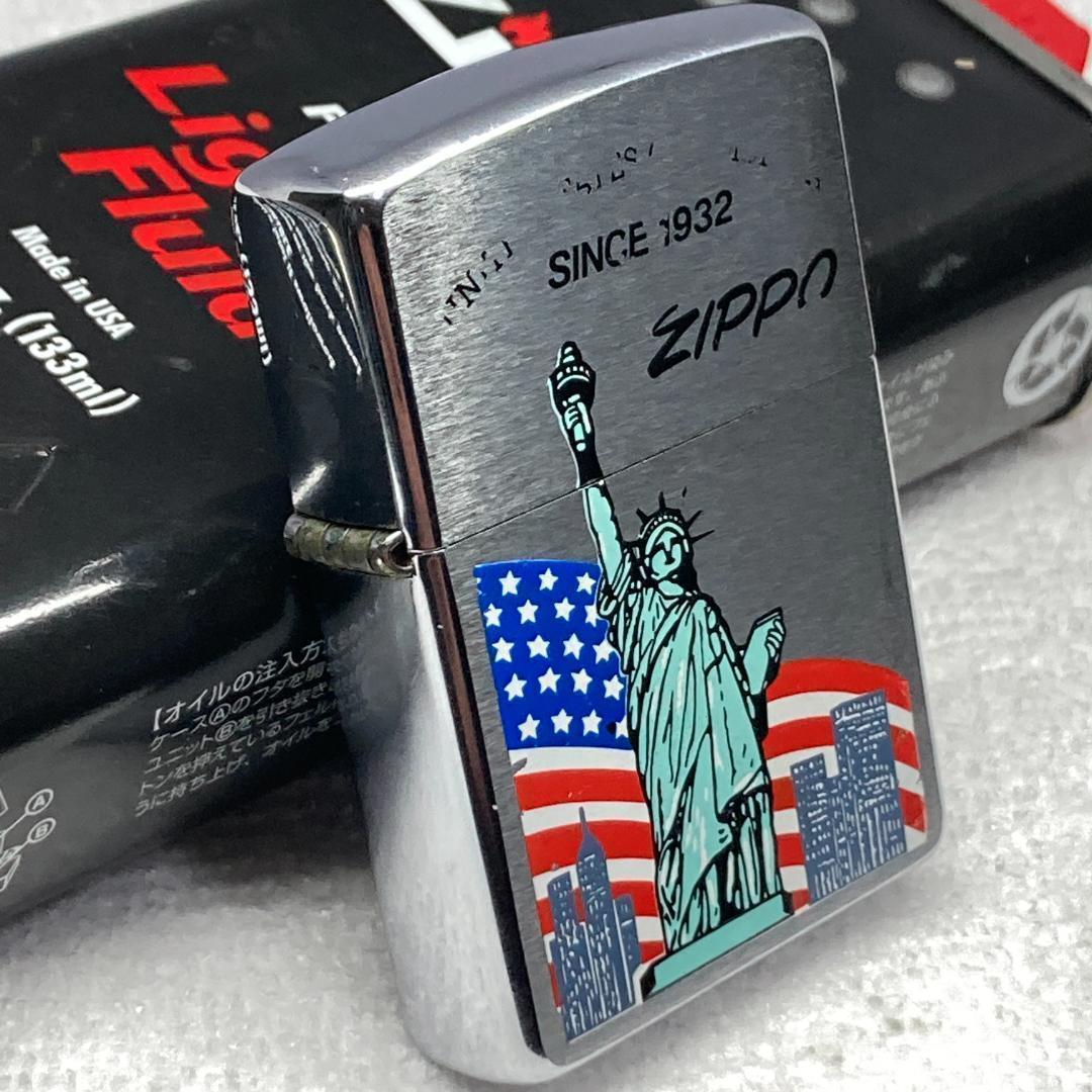 ★ZIPPOライター ★自由の女神 2000年製 シルバー 着火OK