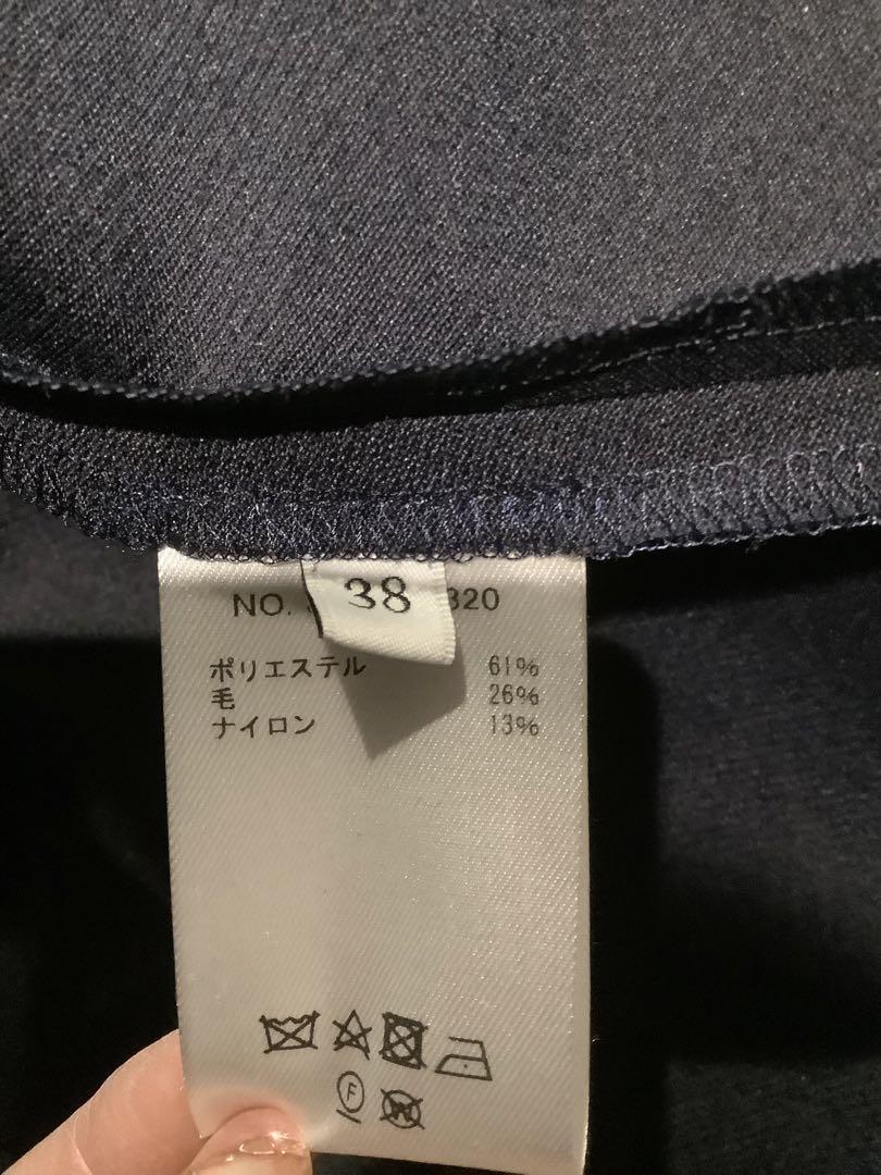 エブール　ネイビー　ロングワンピース サイズ38 タグ付き新品
