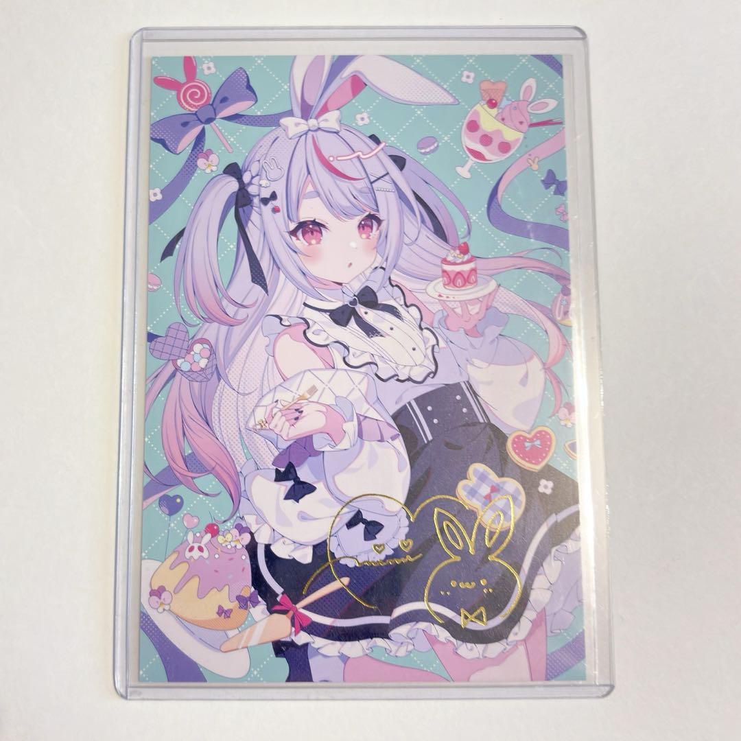 兎咲ミミ　活動2周年複製サイン入り箔押しポストカード ぶいすぽっ！【公式】 on X: 
