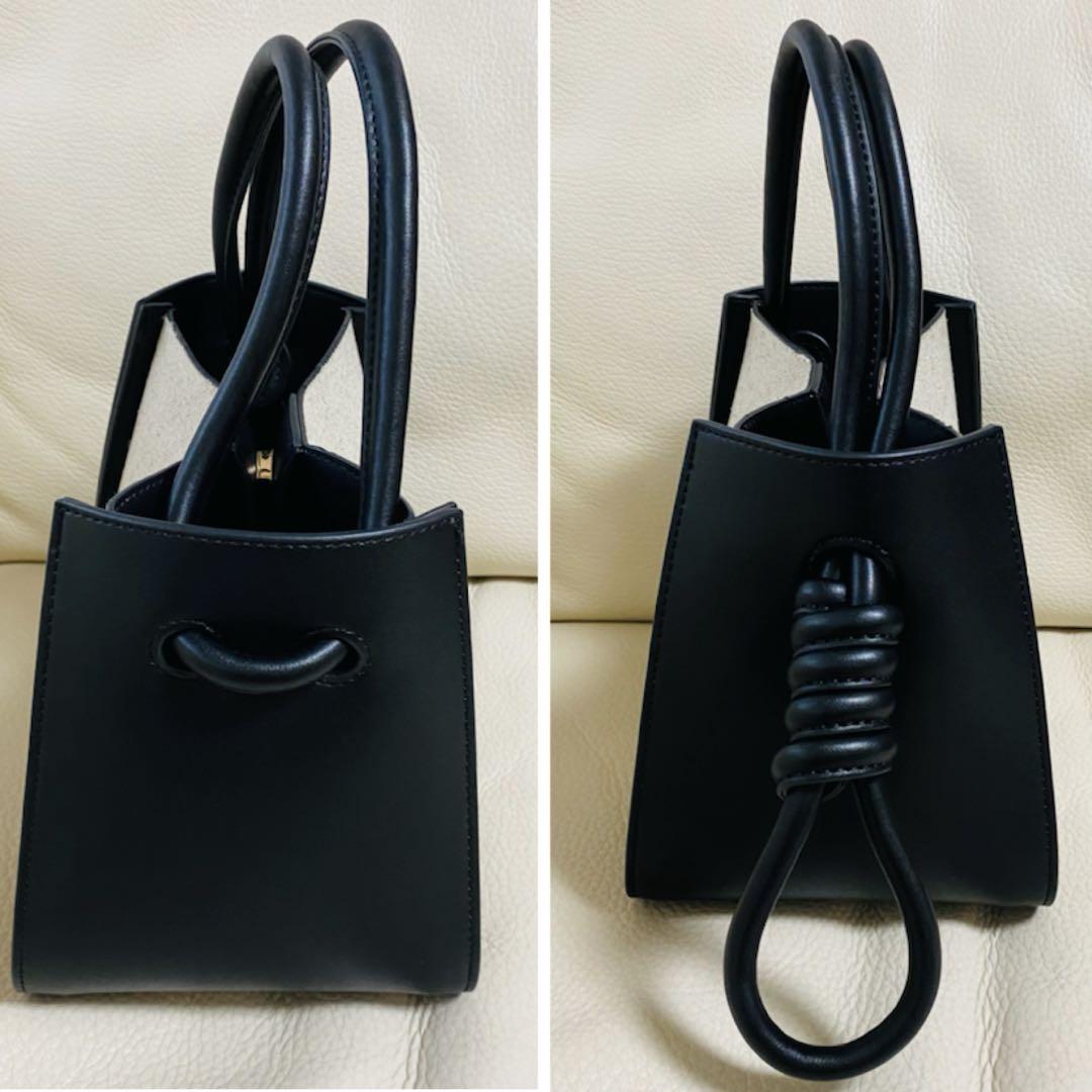 美品 むすび ミニバッグ アダムエロペ ロペ ハンドバッグ トート