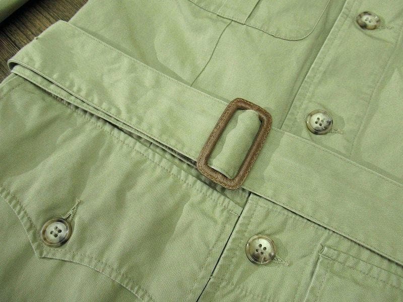 希少 USA製 90s ウィリスアンドガイガー ポプリン サファリ ジャケット