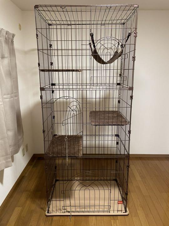 超激安格安 猫 ゲージ キャットケージ 猫用ゲージ キャットケージ三段 ZRuEG-m79658296114 大人気爆買い