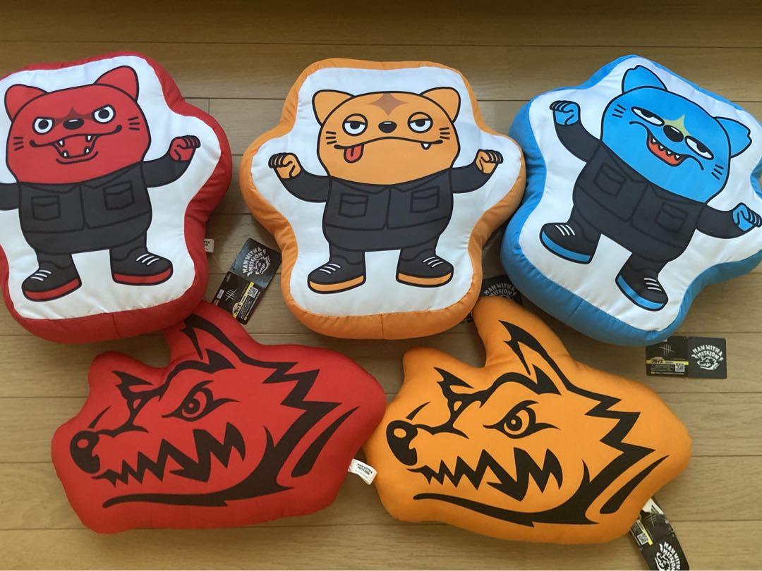MAN WITH A MISSION マンウィズ クッション 11個セット MAN WITH A MISSION マンウィズ
