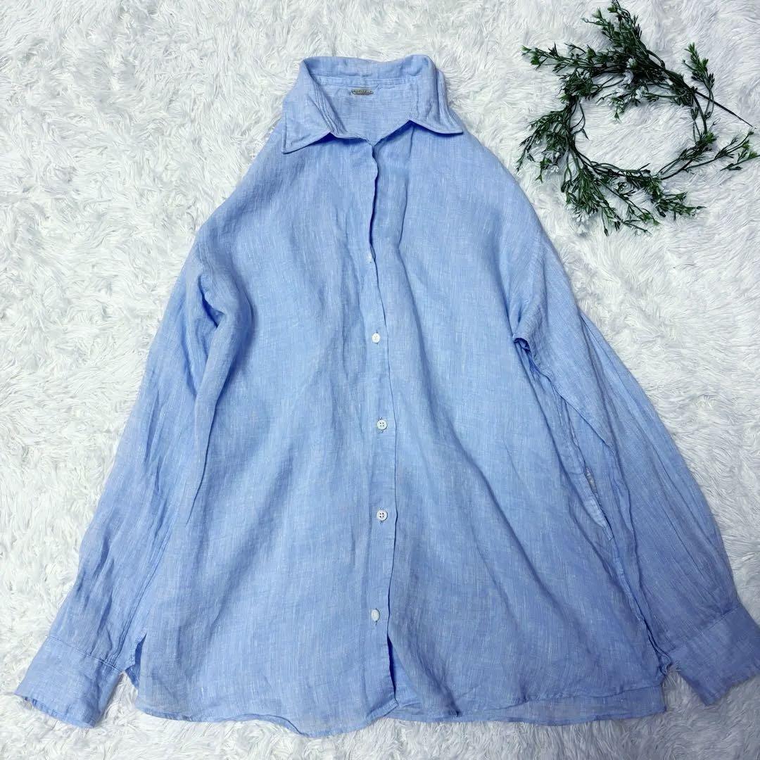 美品✨】ドゥーズィエムクラス リネン ウォッシュシャツ 衿