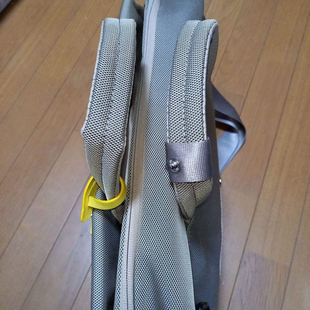 ★セール【美品】is/it 3way ビジネスバッグ ナイロン ベージュ　グレー