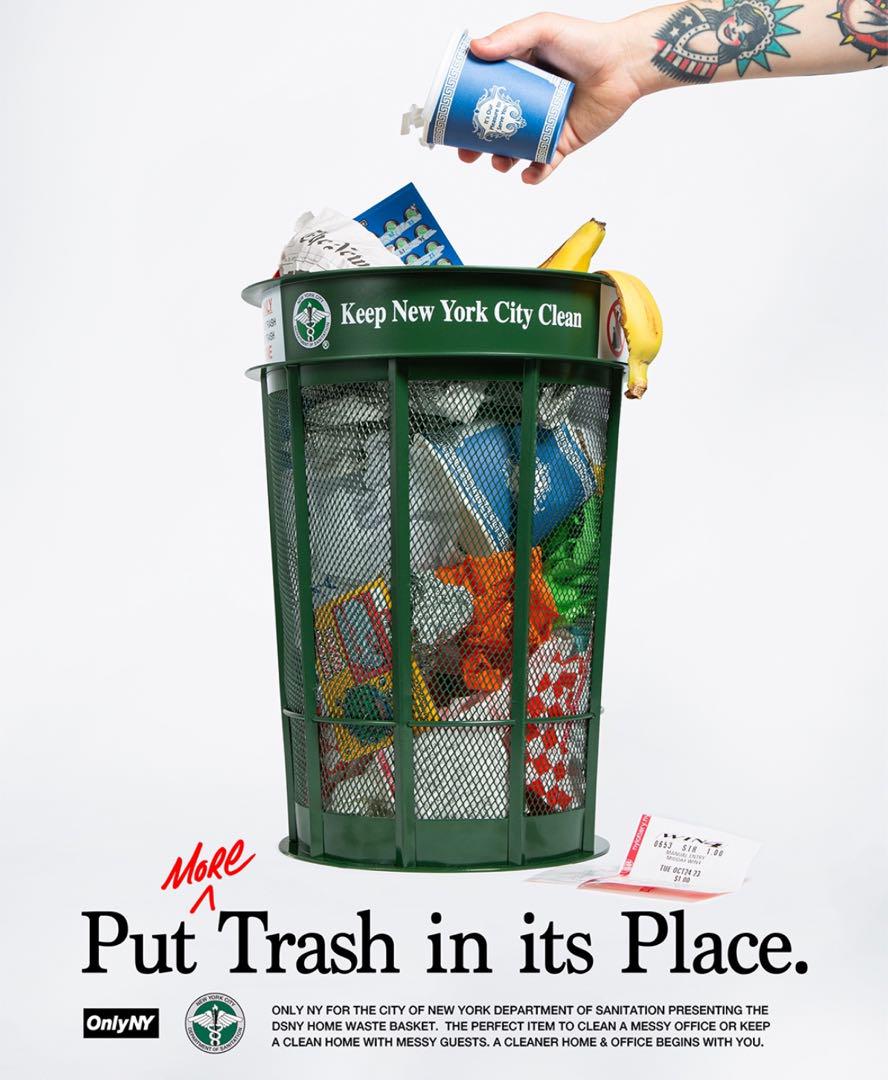ごみ箱 OnlyNY DSNY Home Waste Basket