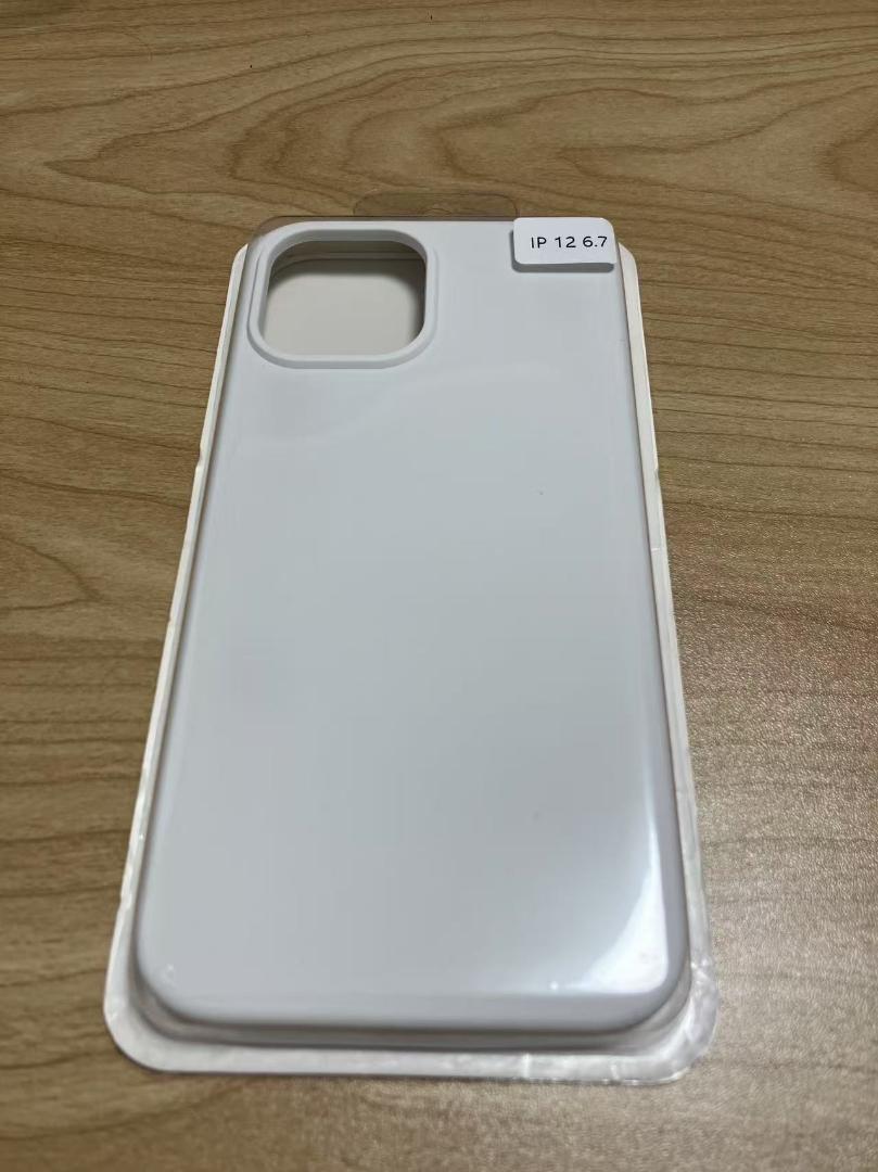 iPhone 12 Pro Max ケース 新品 ホワイト シリコン 衝撃吸収