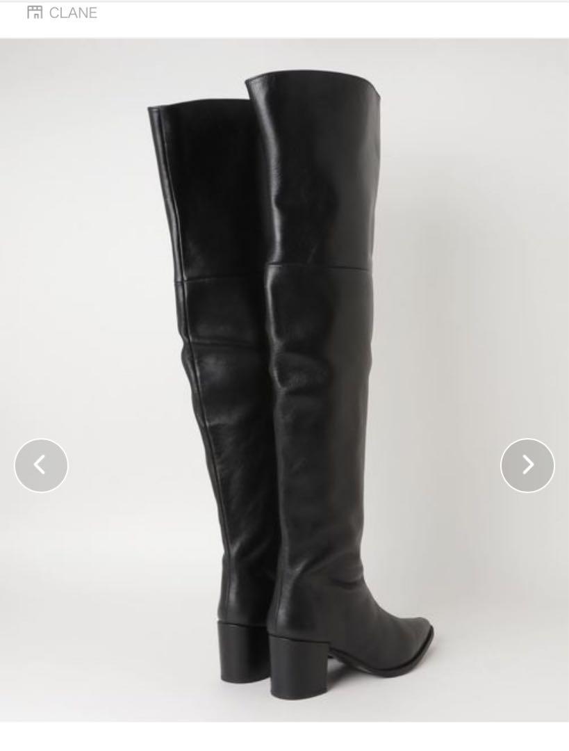 安い再入荷 CLANE STRAIGHT KNEE HIGH BOOTS ap1rF-m79662386431 お得NEW
