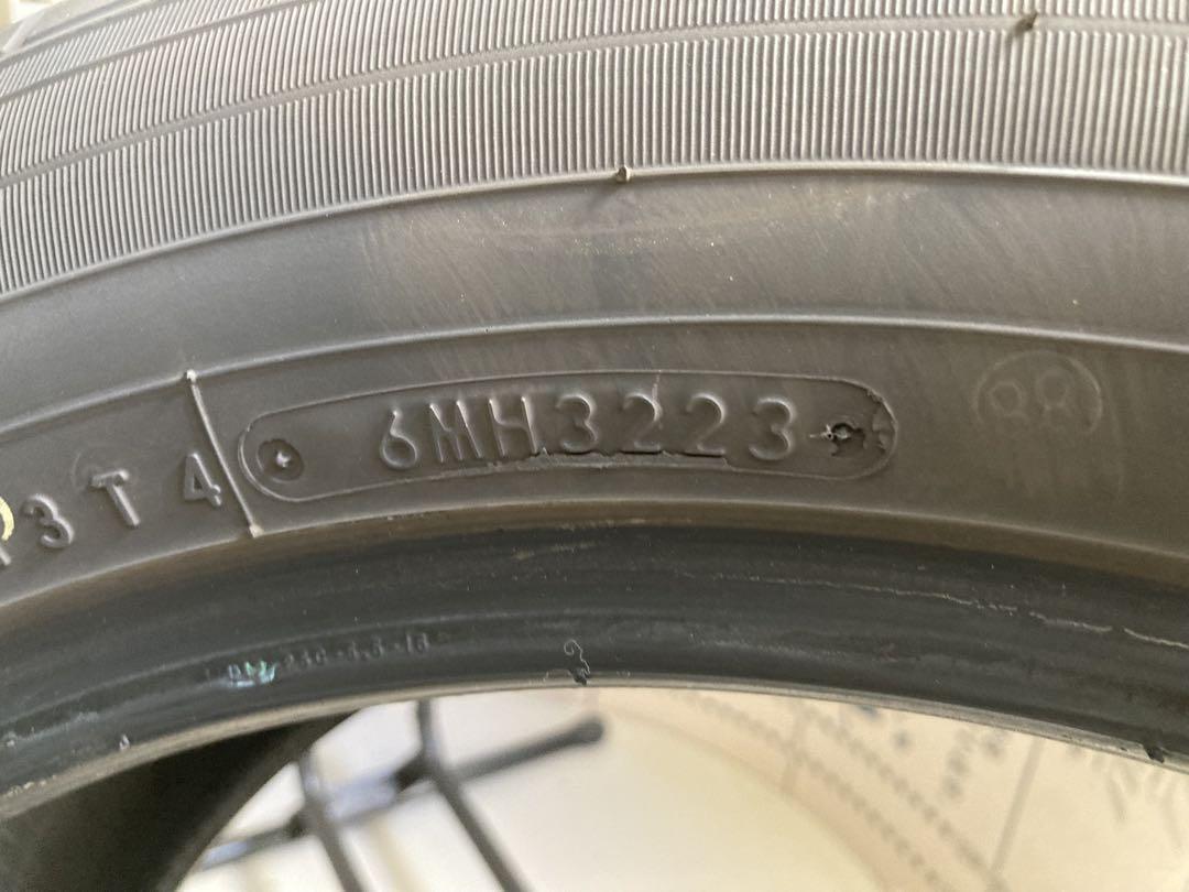 マツダCX8純正タイヤ 225/55R19 2本　2023年　走行14000km