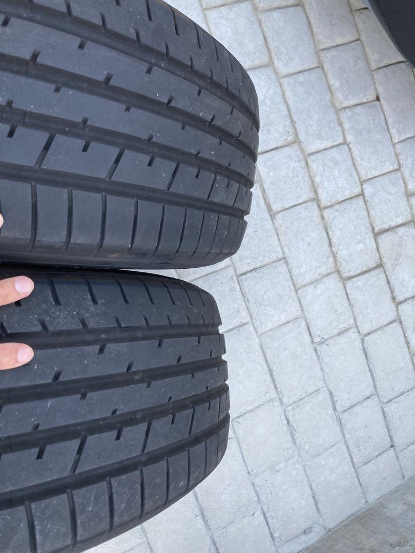 マツダCX8純正タイヤ 225/55R19 2本　2023年　走行14000km