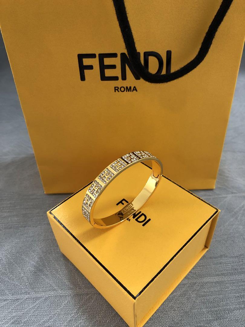 FENDI ゴールド バングル FENDI ROMA