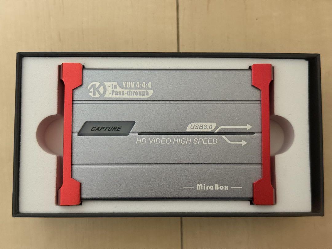 MiraBox 4Kキャプチャーボード USB 3.0
