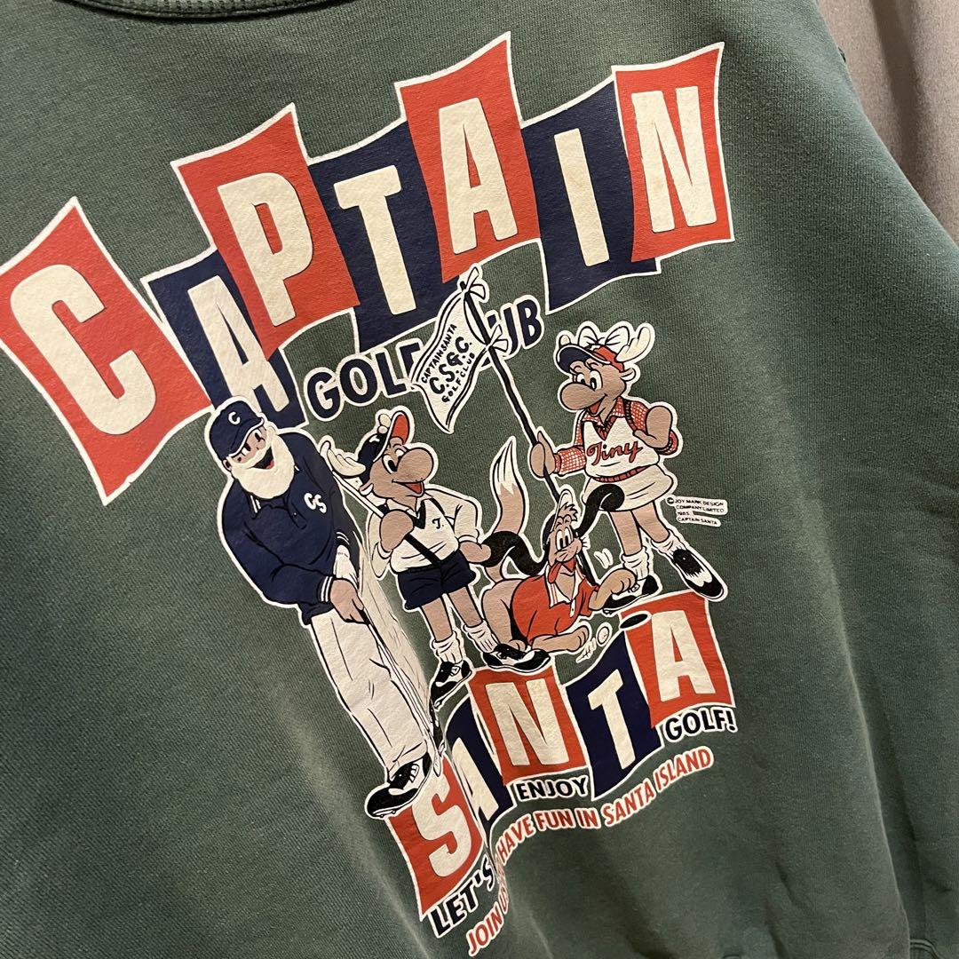 90s　激レア　4面プリント　CAPTAIN SANTA　スウェット　トレーナー