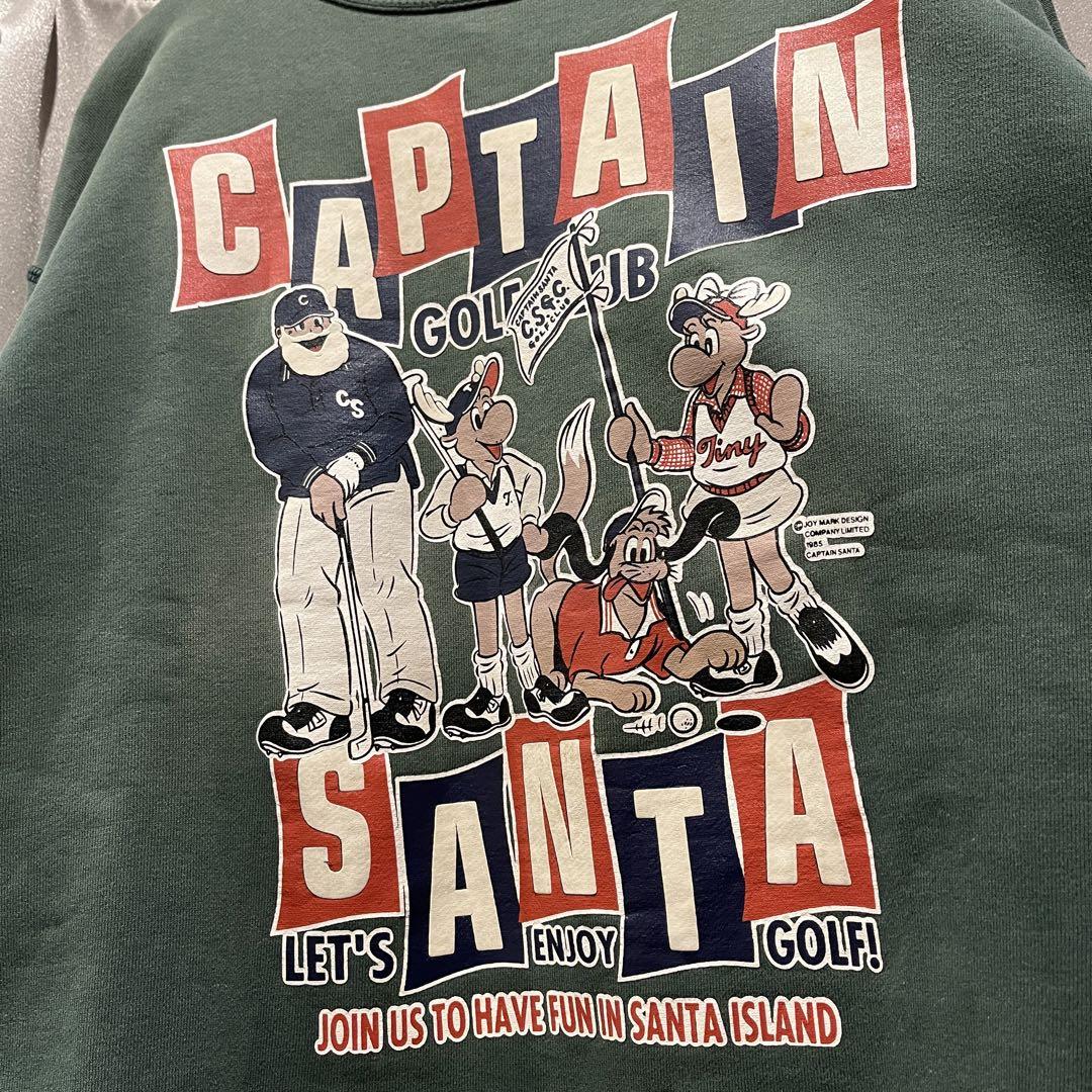 90s　激レア　4面プリント　CAPTAIN SANTA　スウェット　トレーナー