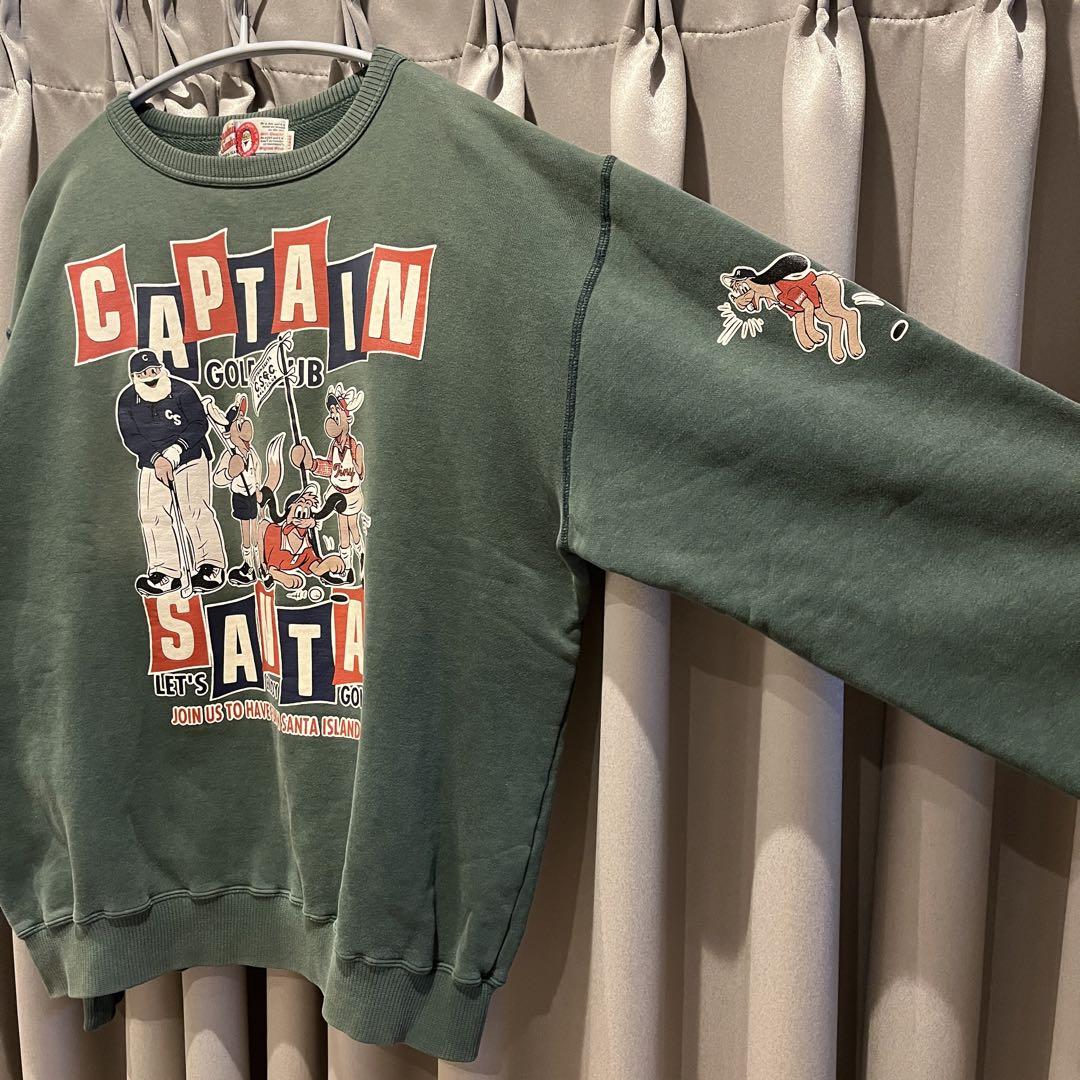 90s　激レア　4面プリント　CAPTAIN SANTA　スウェット　トレーナー