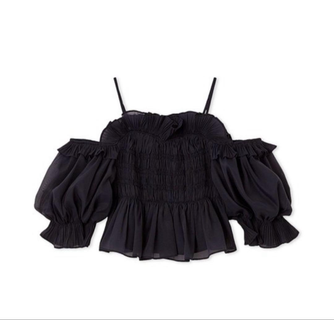 新品　snidel Sustainableギャザーオフショルブラウス　スナイデル
