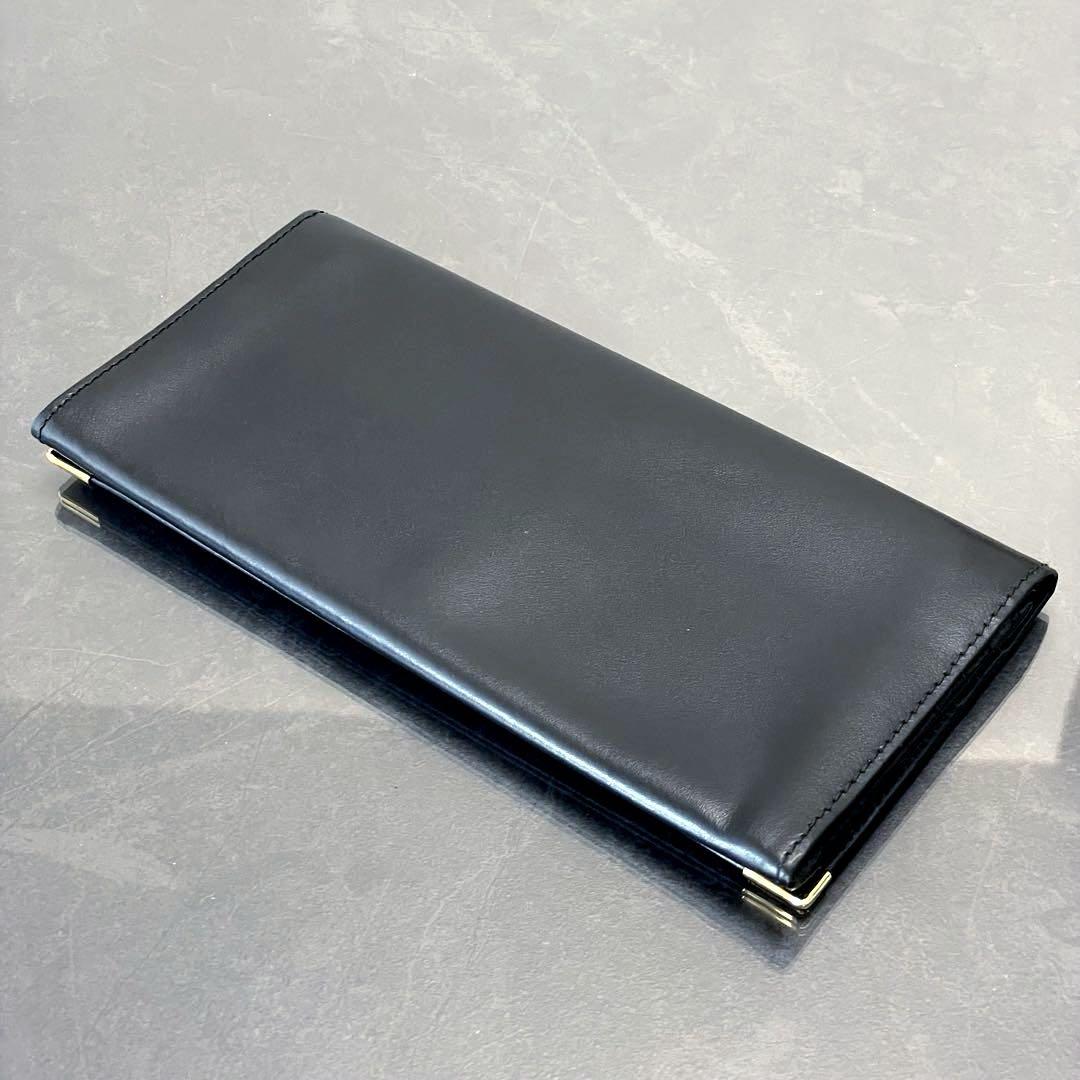 dunhill/ダンヒル/長財布/二つ折り/ブラック/レザー/美品 - メルカリ