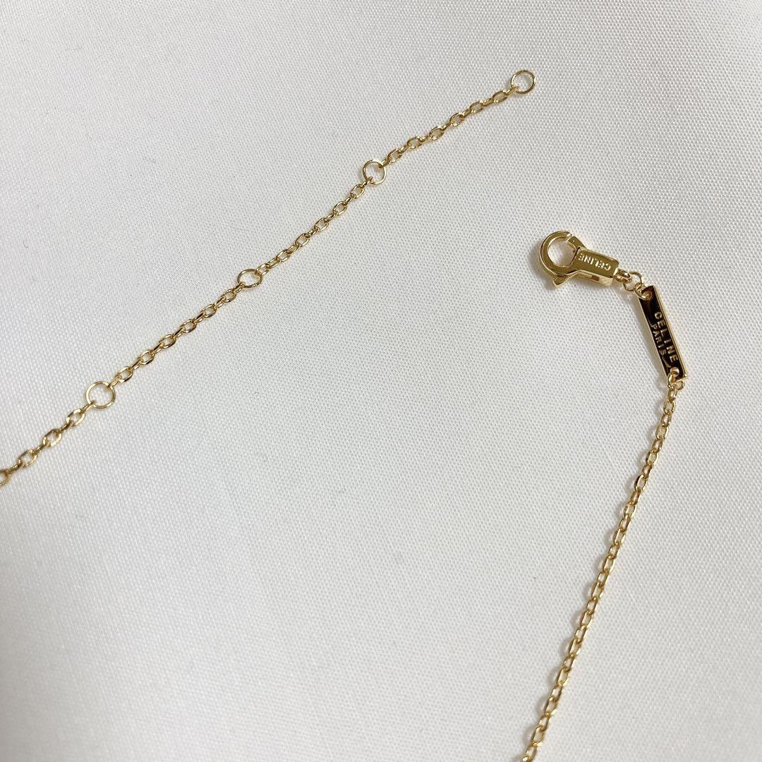 並行輸入品☆*。セリーヌ　ゴールド ダブルチェーン ネックレス　トリオンフ 新品未使用】セリーヌ ゴールド ダブルチェーン ネックレス