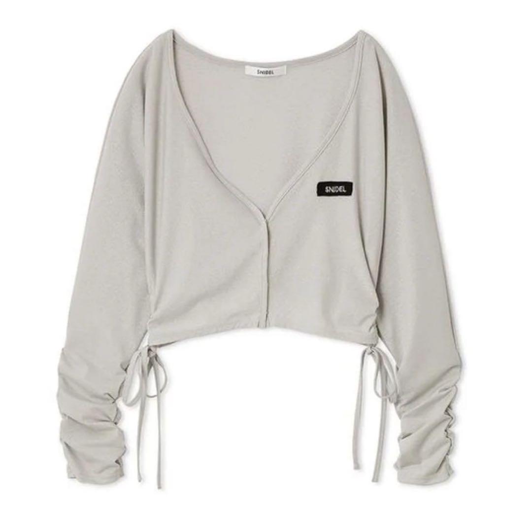 【新品未使用】SNIDEL♡UVカットボレロ シルバー