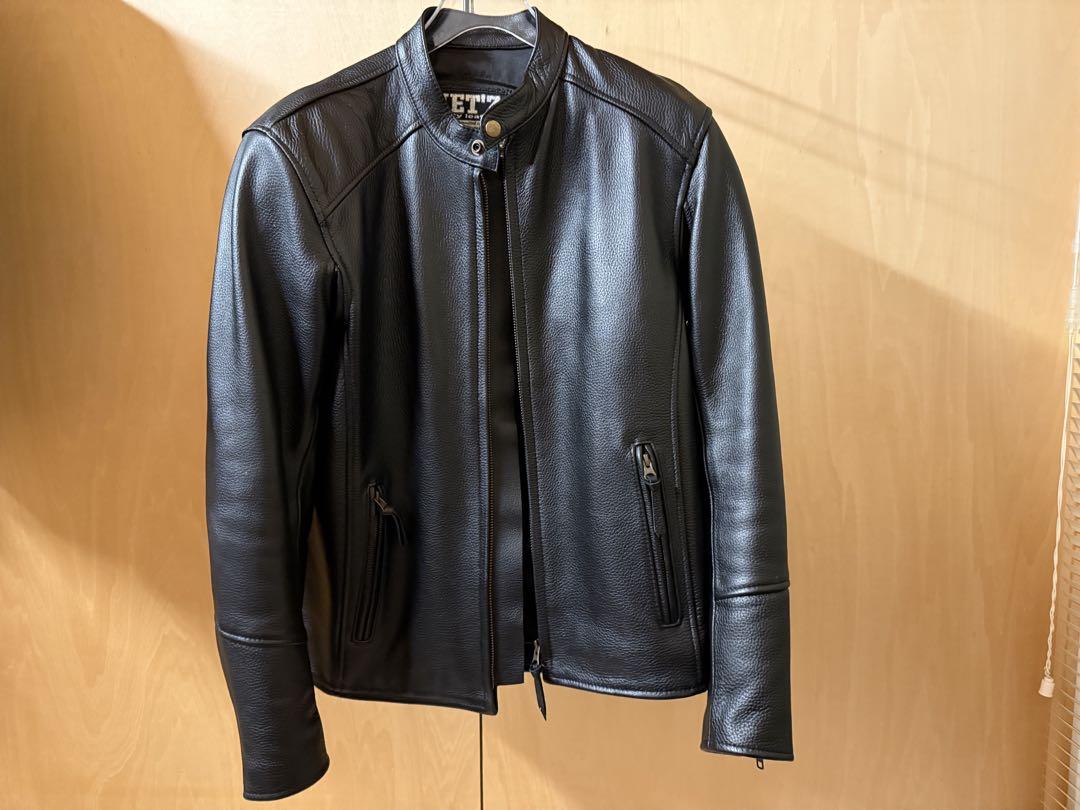 MET'Z ライダースジャケット メッツ レザー ジャケット バイク 革ジャン