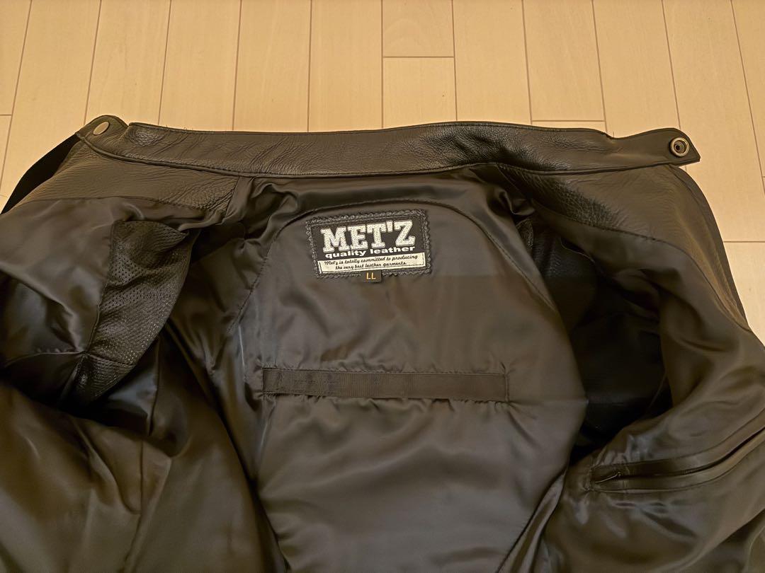 MET'Z ライダースジャケット メッツ レザー ジャケット バイク 革ジャン