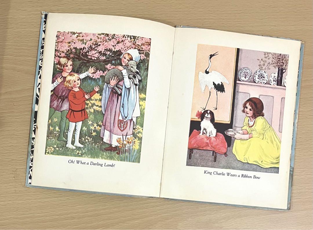 No.92 希少 古書 洋書 絵本 美しい 水彩 アンティーク ビンテージ No.249 希少 古書 洋書 絵本 美しい 水彩 アンティーク ビンテージ