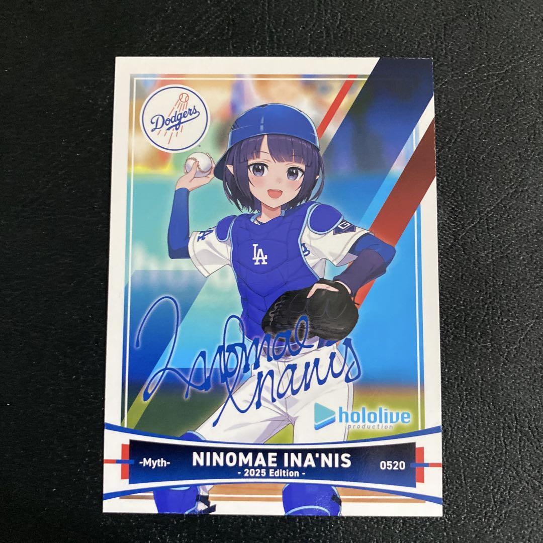 ドジャース ホロライブ カード 一伊那尓栖 - メルカリ